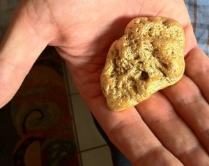Nuggets found before the gold rush were a good size